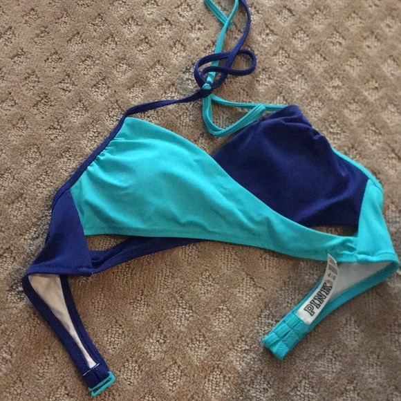 multicolored cross bikini top - Picture 1 of 1